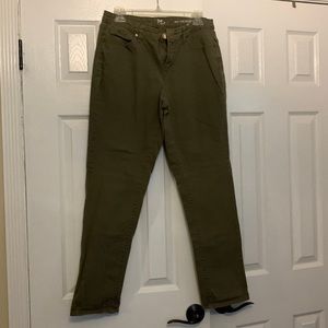New Directions Olive Jeans